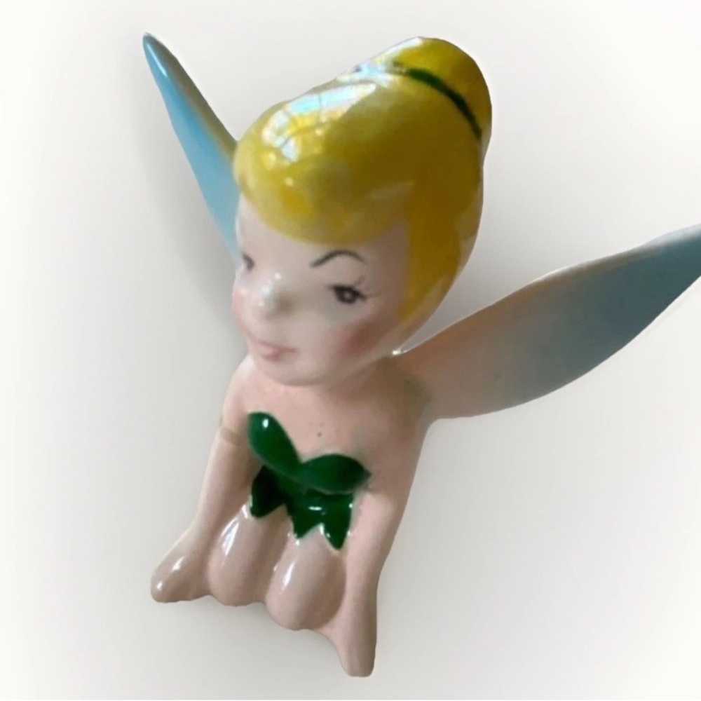 80s Vintage Classic Disney Peter Pan Tinkerbell Tink Fairy Figurine 4" Japan